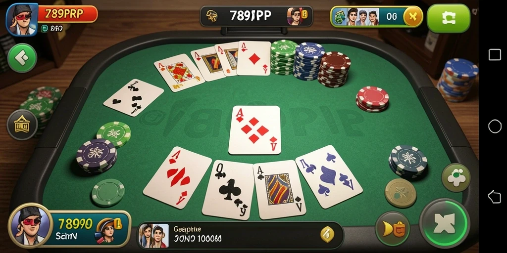 Gameplay seru Gaple di 789RP yang menantang.