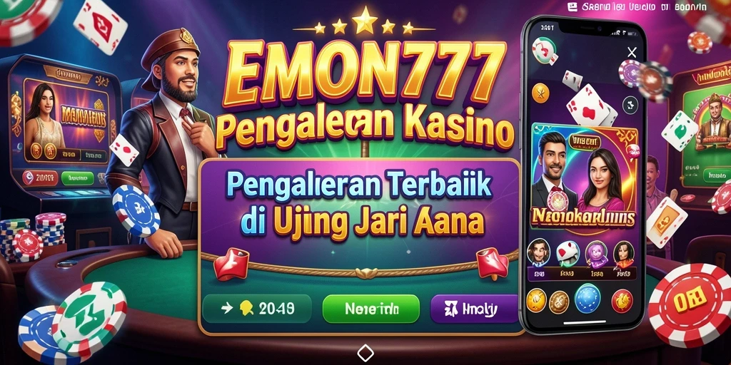 Screenshot EMON777 menampilkan gameplay Kasino yang mendebarkan dan seru.