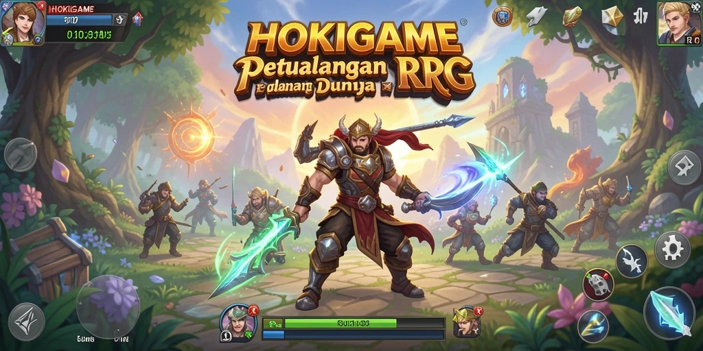 Tampilan screenshot gameplay menampilkan aksi seru dalam HOKIGAME.