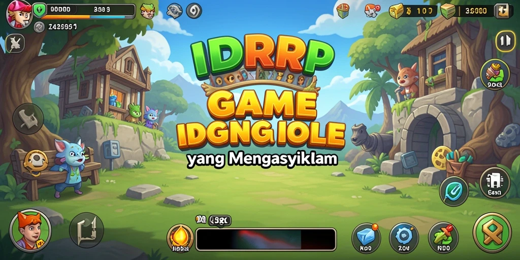 Tampilan gameplay <strong>IDRRP</strong> yang menarik dan penuh warna.