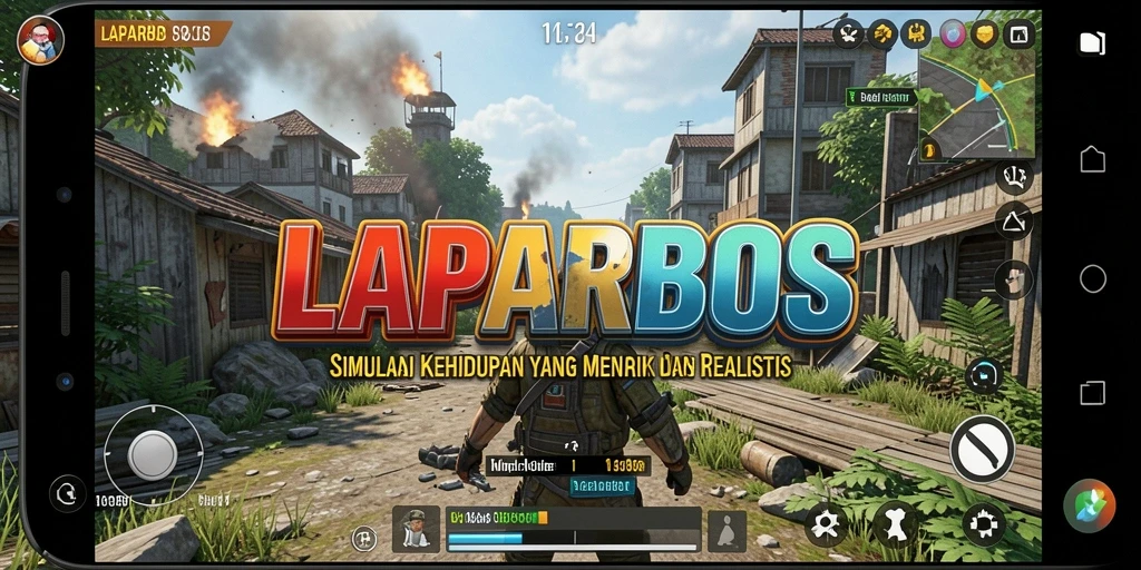 Screenshot LAPARBOS menunjukkan momen gameplay simulasi kehidupan yang seru.