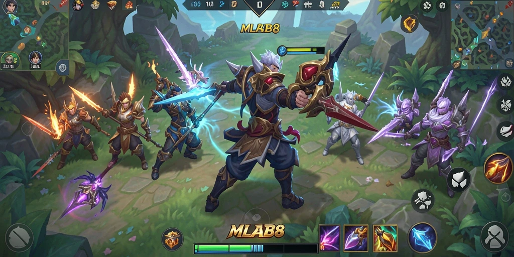Tampilan utama gameplay ARPG yang memukau dari MLBB8.