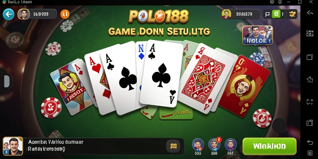 Screenshot POLO188 menampilkan gameplay Domino yang seru dan interaktif.