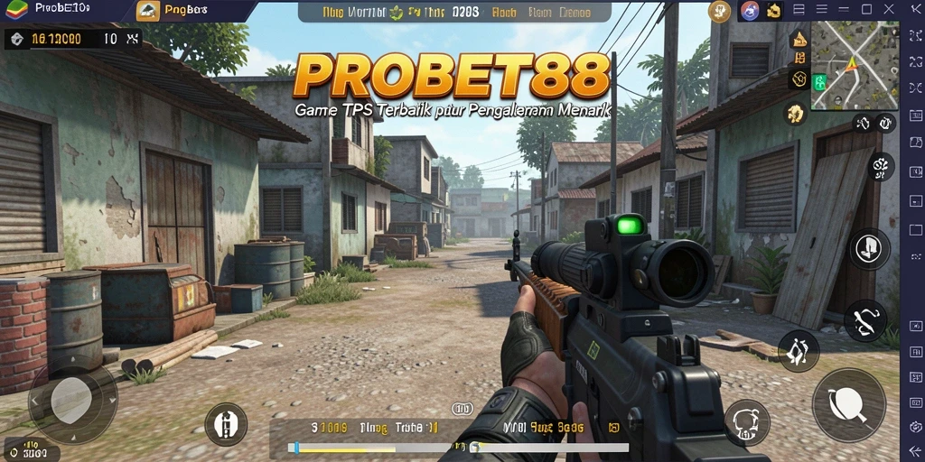 Tampilan dinamis gameplay TPS di PROBET88 yang menarik.