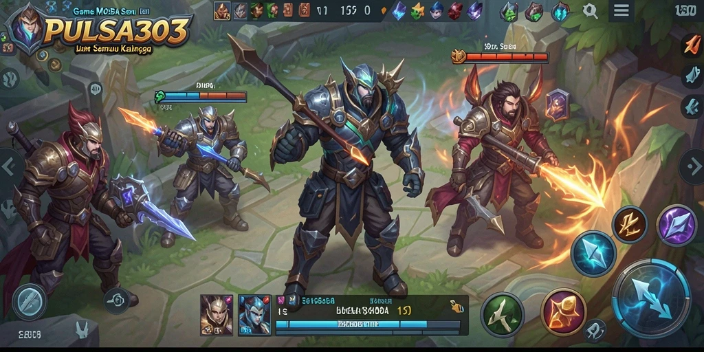 Screenshot menampilkan aksi gameplay menegangkan dari PULSA303.