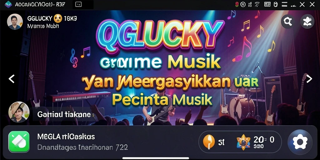 Tampilan gameplay QGLUCKY yang interaktif dan menarik.