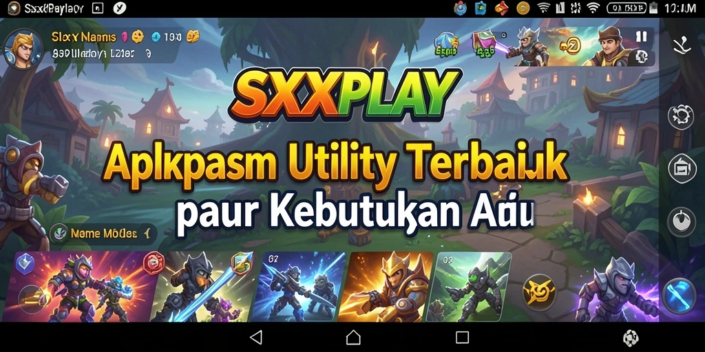 Tampilan antarmuka SXXPLAY yang modern dan user-friendly.