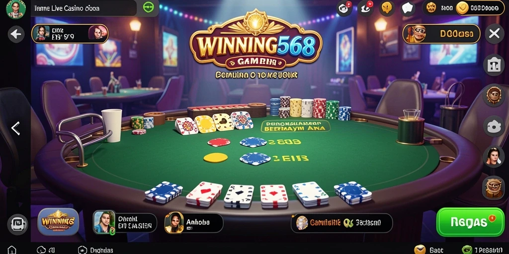Gameplay menarik dari WINNING568 dengan dealer langsung.